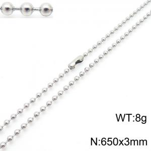 Stainless Steel Small Chain--3mm - KN1001-Z