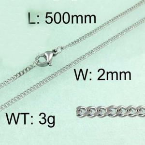 Staineless Steel Small Chain - KN10397-Z