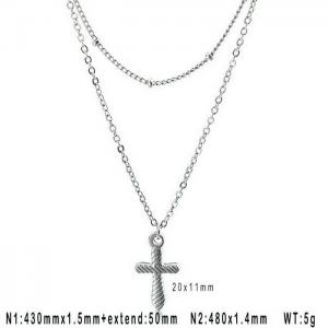 Stainless Steel Necklace - KN106847-Z