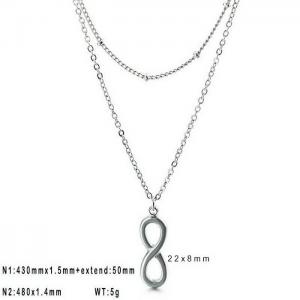 Stainless Steel Necklace - KN106864-Z