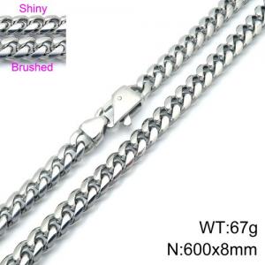 Stainless Steel Necklace - KN107607-Z