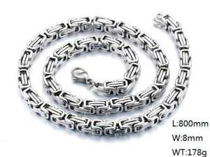 Stainless Steel Necklace - KN107654-Z