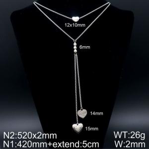 Stainless Steel Necklace - KN107912-Z