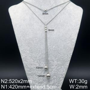 Stainless Steel Necklace - KN107916-Z