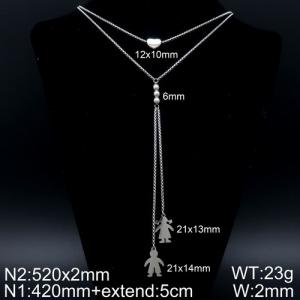 Stainless Steel Necklace - KN107917-Z