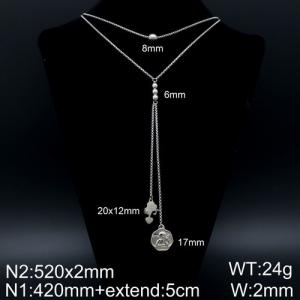 Stainless Steel Necklace - KN107919-Z
