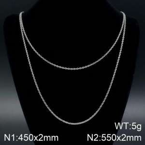 Stainless Steel Necklace - KN108093-Z