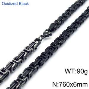 Stainless Steel Necklace - KN108157-Z