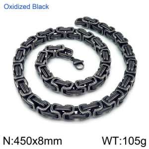 Stainless Steel Necklace - KN108158-Z