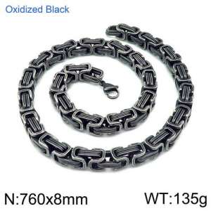 Stainless Steel Necklace - KN108164-Z