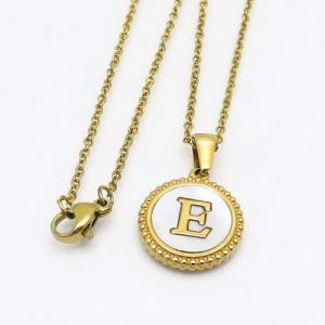 SS Gold-Plating Necklace - KN108308-LB