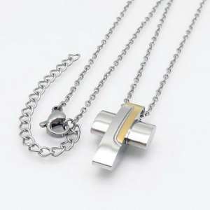SS Gold-Plating Necklace - KN108954-JE