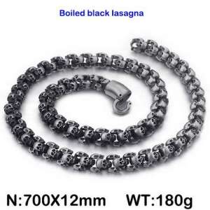 Stainless Steel Necklace - KN109686-KJX