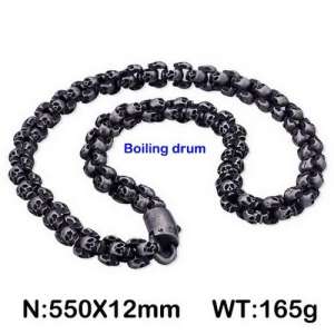 Stainless Steel Necklace - KN109688-KJX