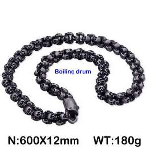 Stainless Steel Necklace - KN109689-KJX