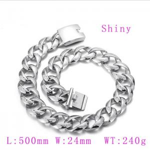 Stainless Steel Necklace - KN10969-D