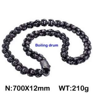 Stainless Steel Necklace - KN109690-KJX