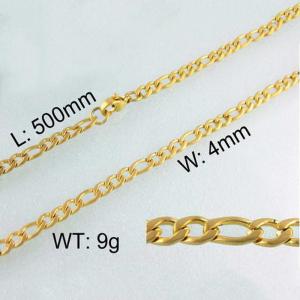 Staineless Steel Small Gold-plating Chain - KN11069-Z