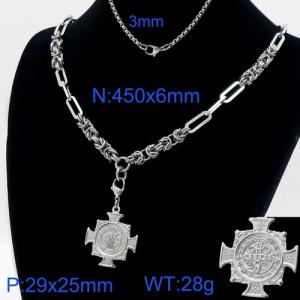 Stainless Steel Necklace - KN110983-Z
