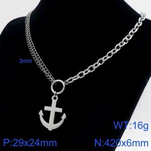 Stainless Steel Necklace - KN110998-Z