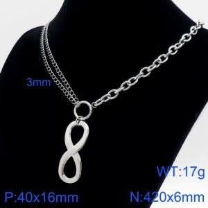 Stainless Steel Necklace - KN110999-Z