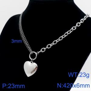 Stainless Steel Necklace - KN111002-Z