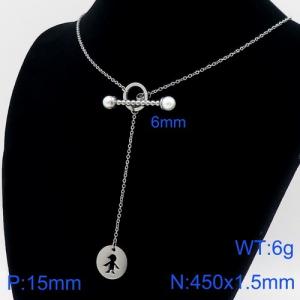 Stainless Steel Necklace - KN111004-Z