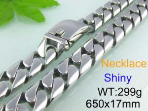 Stainless Steel Necklace - KN11103-D