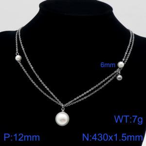Stainless Steel Necklace - KN111283-Z