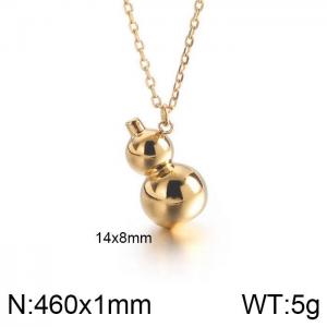 SS Gold-Plating Necklace - KN111797-KFC