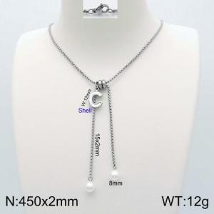 Stainless Steel Necklace - KN111861-Z