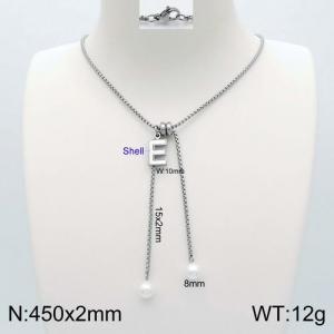 Stainless Steel Necklace - KN111863-Z