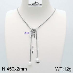 Stainless Steel Necklace - KN111864-Z