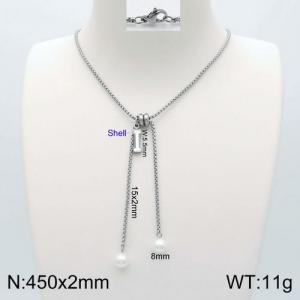 Stainless Steel Necklace - KN111867-Z