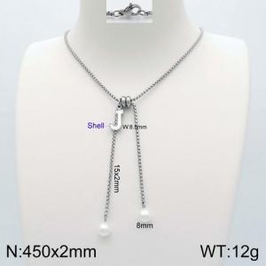 Stainless Steel Necklace - KN111868-Z