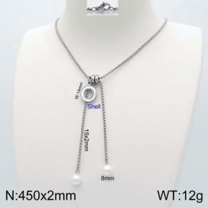 Stainless Steel Necklace - KN111873-Z