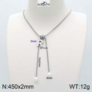 Stainless Steel Necklace - KN111876-Z
