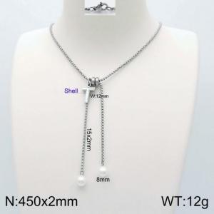 Stainless Steel Necklace - KN111878-Z