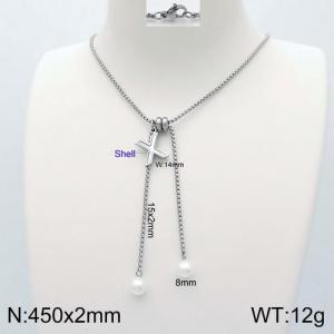 Stainless Steel Necklace - KN111882-Z