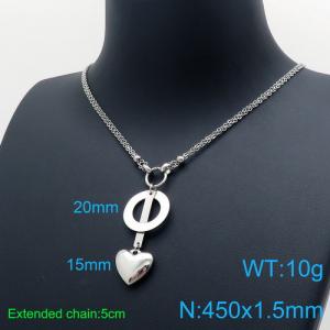 Stainless Steel Necklace - KN112345-Z