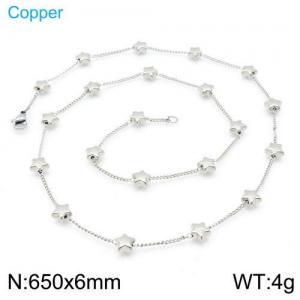 Copper Necklace - KN112356-Z