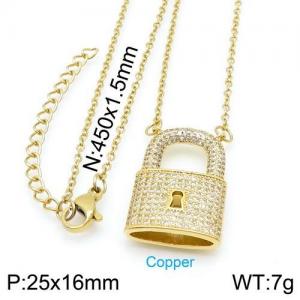 Copper Necklace - KN112845-JT