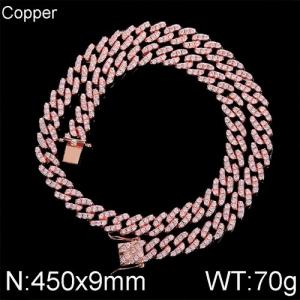 Copper Necklace - KN113023-WGQK