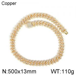 Copper Necklace - KN113044-WGQK