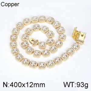 Copper Necklace - KN113048-WGQK