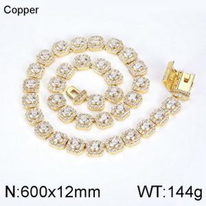 Copper Necklace - KN113052-WGQK