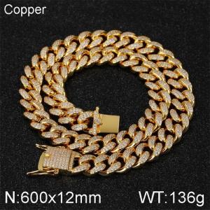 Copper Necklace - KN113067-WGQK