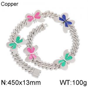 Copper Necklace - KN113095-WGQK