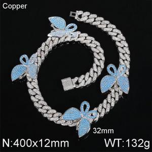 Copper Necklace - KN113375-WGQK