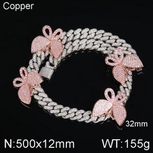 Copper Necklace - KN113382-WGQK